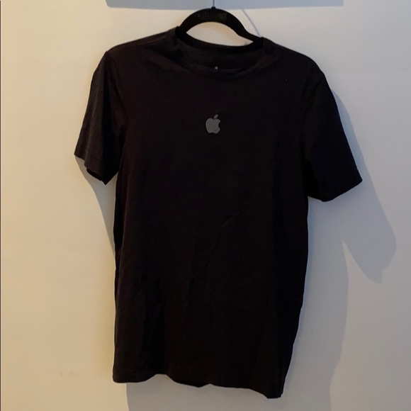 Apple Black Tee Shirt - Picture 1 of 5
